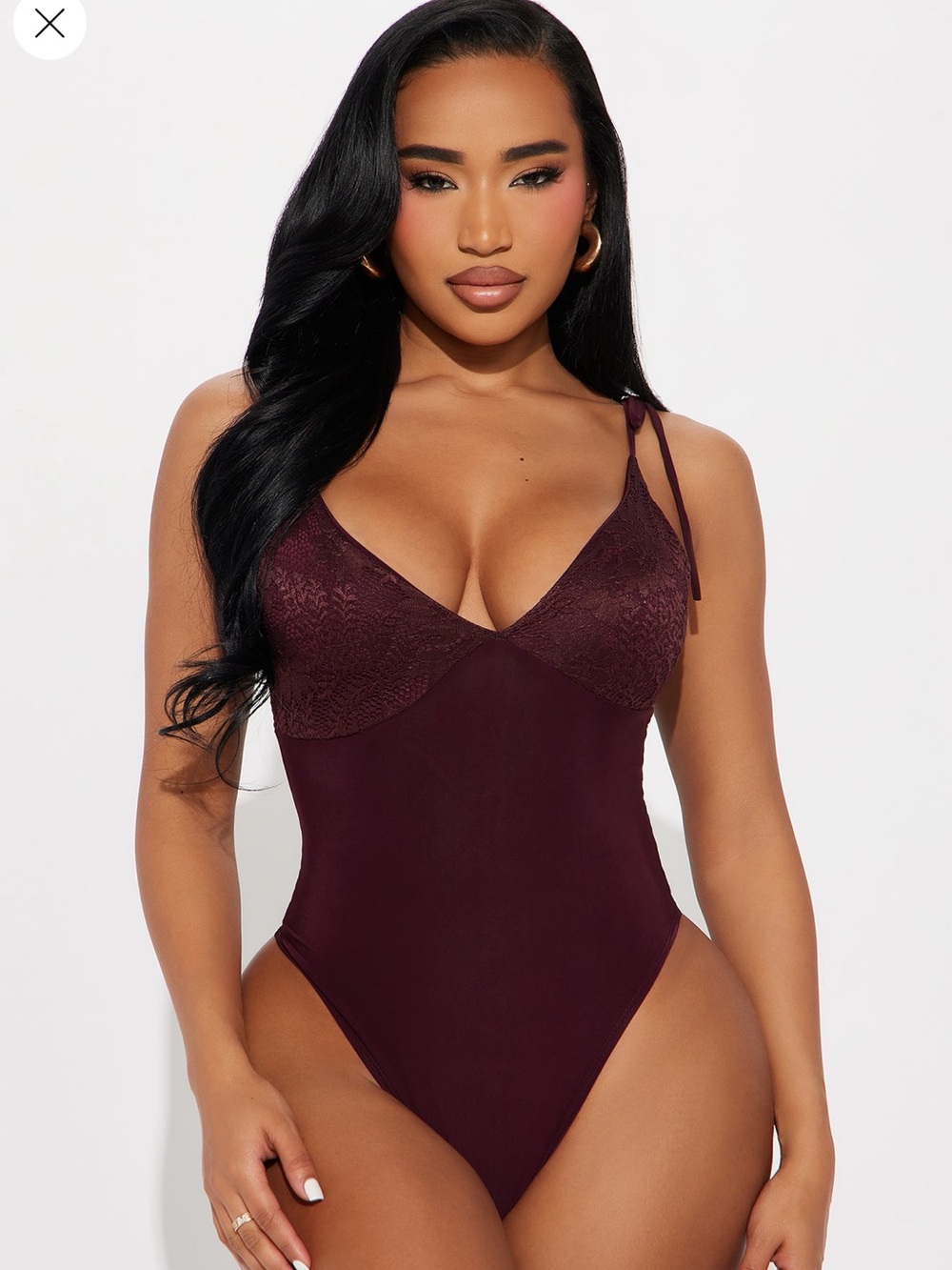Daydreaming Tie Shoulder Bodysuit